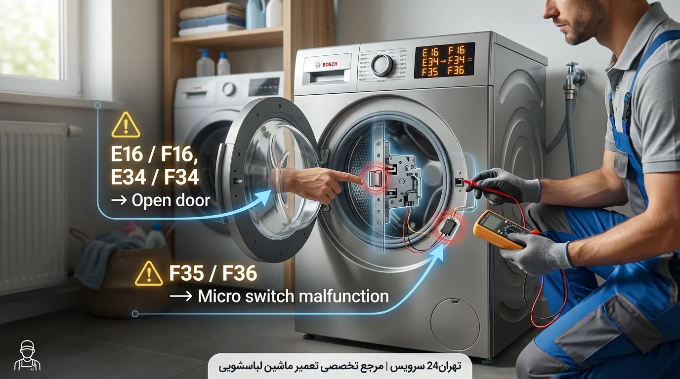 ارور بوش. میکروسوئیچ_